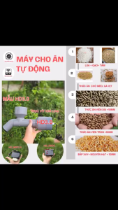 [Đọc kỹ mô tả] Máy Cho Gà Cá Chim Chó Mèo Ăn Tự Động dientubentre