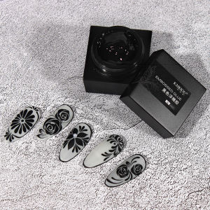 Nail Magic Mirror Effect Powder Special Wash-Free Three-Dimensional Styling Gel Non-Flowing Water Ripple Metal Effect Hook Micro Embossment Gel