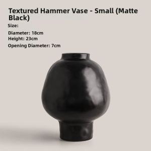Retro Chaji Ceramic Vase for Living Room and Entrance