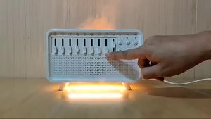 Loa Bluetooth 3 Trong 1 Máy Tạo Tiếng Ồn Trắng Đèn Ngủ Máy Tạo Độ Ẩm - Máy Đa Năng Tích Hợp Âm Thanh Thiên Nhiên Phun Sương Dùng Trong Gia Đình