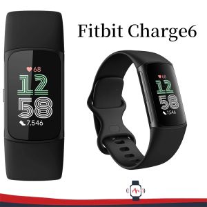 Fitbit Charge 6 Smart Fitness Tracker with ECGHeart RateSpO2GPSSleep Stress Monitor Waterproof Watch for Running & Swimming