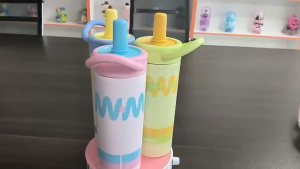 Tumbler Botol Minum Aesthetic Lucu 650ML Anti Tumpah dan Tahan Dingin Stainless Steel 316