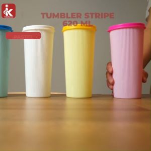 Indokurnia Tumbler Stripe 620 mL Pastel
