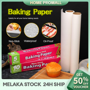 Baking Paper Non-Stick Microwave Oven Cook Tools 5 meter Baking  Kertas Minyak Pelapik Dulang  烘焙纸不粘微波炉烘焙纸