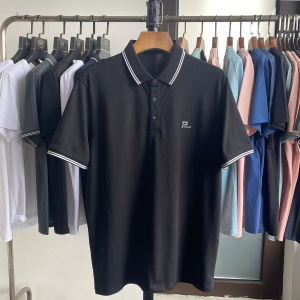 Áo Thun Polo Nam Cotton Tay Ngắn Mùa Hè Thời Trang Công Sở Thường Ngày Cổ Polo in Họa Tiết Phong Cách Thường Ngày