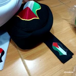 Peci Imamah Permanen Motif Buntut Palestina 5 Meter 7 Tingkat Anak & Dewasa
