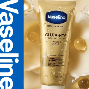 Vaseline Gluta-Hya Serum Burst Lotion 300ml Dark Spots Even Tone Brightening Body 70X Astaxanthin