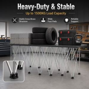 Portable Workbench New Spider Leg Woodworking Workbench Foldable Floor Stalls Folding Simple Tableto