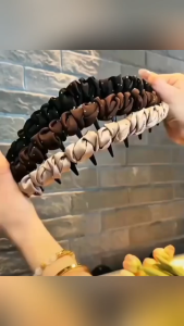 HOME + HOUND Korean Elegant Braided Hair Headband Twist Fabric Cloth Hair