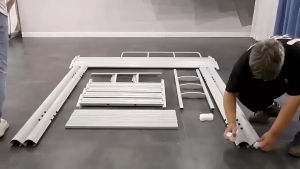 SOKANO HP051 Double Decker Steel Bed Frame High Quality Heavy Duty Extra Thick Steel Double Decker Bed Frame Besi Katil Tidur Dua Orang Mulltilevel Twin Canopy Bed Frame - Lazada