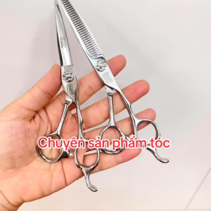 WAHL Kéo Cắt Tóc Nhật Bản 6.0 Inch Thép S440C Độ Cứng 62HRC Chất Lượng Cao Giá Tốt Kéo Sắc Bén Tay Cầm Thoải Mái ( WAHL trắng ) )
