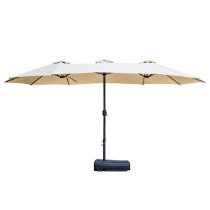 MEIDIHUAFU | Outdoor 3-Head Sunshade Umbrella