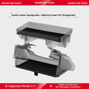 DIBOCHEPIN | Car Center Console Storage Organizer Magnetic ETC and Tissue Holder
