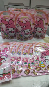 10pcs My Melody Theme Birthday Party Loot Bags Treat Bags Favor Bags Plastics
