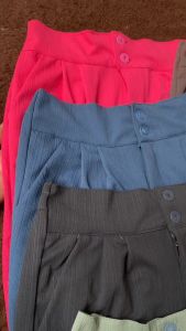 Jennie Knit Pants Celana Kulot Highwaist Kint Kancing 2 Celana Knit Wanita