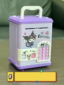 Tabung Duit Digital Kids Money Saving Box Piggy Bank ATM Password Fingerprint Unlock Sanrio Kuromi Cartoon Music