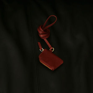 AVALEA | Top Grain Leather Earphone Hanger Bag Practical Lightweight