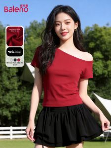 BALENO | Off-Shoulder Slimming T-Shirt M
