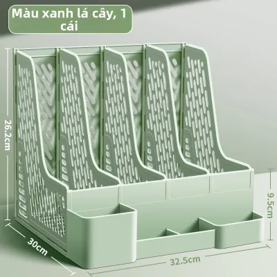 Tổ chức Bàn Học Kệ Sách cho Trẻ Em và Học Sinh A4 Tủ Hồ Sơ 4 Ngăn
