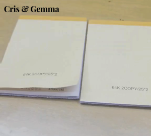 (25pcsx2) Carbonized Duplicate Receipts Resibo Normal and Thick Carbon Paper