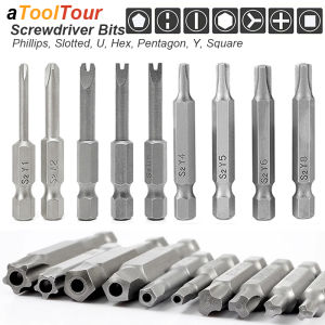 Precision Screwdriver Bit Set Magnetic Special Tip Square Slot Phillip Torx Y U Hex Allen Wrench Pentagon Screw Driver Bat
