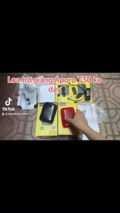 Micro trợ giảng APORO T30 2.4G không dây Micro hạt đậu