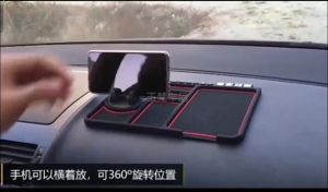 VIRALSHOP88 MAT PHONE HOLDER DASHBOARD anti slip dudukan hp mobil mat alas mobil dashboard anti slip M007