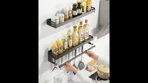 [HÀNG CHÍNH HÃNG] Kệ đựng đồ nhà tắm Kệ nhà bếp cao cấp tiết kiệm không gian dễ dàng lắp đặt không cần khoan