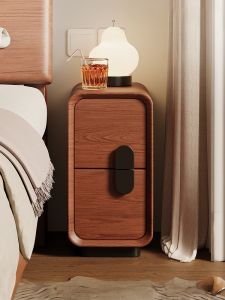ZHUSHANXIA | Narrow Nightstand with Mid Century Style