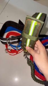 (COMBO 25KG) Vòng cổ 4 lỚP kÈM dây dắt cho Pet trên 25kg Phản quang