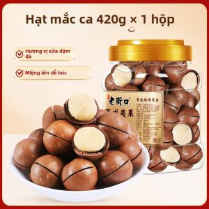 LAOJIEKOU | Hạt Macadamia Hạt Lớn Vị Bơ 420g