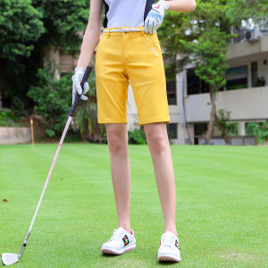 TTYGJ | Summer Elastic Cotton Quick-Dry Golf Shorts Womens 5-Inch Shorts