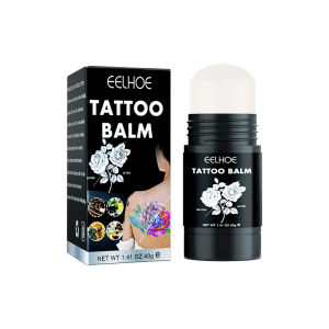 Eelhoe Tattoo Brightening Cream Tattoo Brightener For Color Enhancement Moisturizing Color Enhancement Stick Tattoo Care Cream Refresh & Rejuvenates Old Tattoos Permanent Makeup Microblading Eyebrow Aftercare Cream（40g）