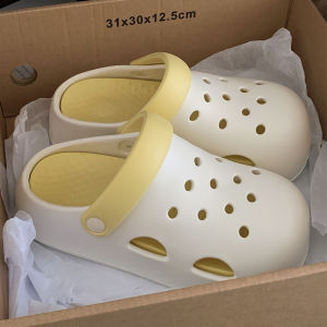 Outdoor Fashionable Summer Sandals Couple Slip-On Shoes Beach Anti-Odor Clog Shoes Men Women Breathable Hollow out Design