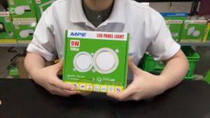 Đèn led âm trần RPL viền bạc MPE CHÍNH HÃNG
