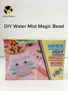 2400pcs (24 Colors) Kids DIY Water Magic Sticky Beads Art Craft Educational Toy 手工拼豆豆益智套装 mainan seni