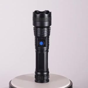 High Power XHP70 LED Flashlight Type-C Rechargeable Aluminum Alloy Zoom Torch Hand Lantern for Camping Outdoor Emergency