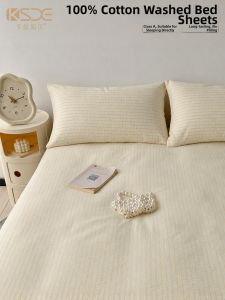 Kiss Dear | Cotton Washed Bedding Set Single Person Dormitory Suitable for Summer