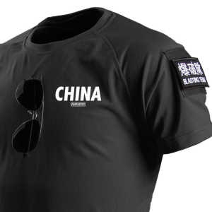 Training Uniform Top Short Sleeve Mens Summer Outdoor Tactical Quick Dry T-Shirt Black Special Forces Half Sleeve Polo Shirt