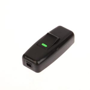 10-16A250V Simple Black Inline On/Off Table Lamp Switches Light Boat Shape Switch Wire Cable Switch Accessories