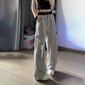 Vintage Style Bubble Fabric Workwear Pants Cool & Fast-Dry