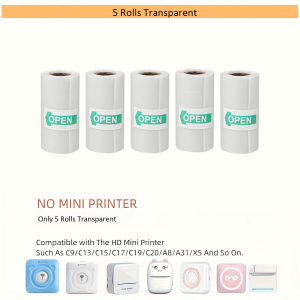 Mini Photo Pocket Printer Portable Ink-free Thermal 57mm Sticker Trans Paper Wireless BT 200dpi Android IOS Printing Machine