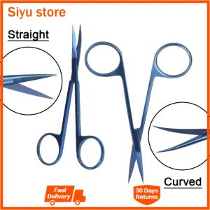 9.5cm/11.5cm Ophthalmic Scissors Suture Scissors Titanium Alloy Straight Curved Surgical Scissors Ophthalmic Instrument