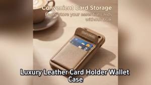 Luxury Leather Card Holder Wallet Case For iPhone 17 Pro Max 16 15 14 13 12 Camera Lens Protection Shockproof Matte Phone Cover