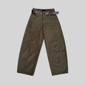 MEITESIJIAONU | Green Casual Wide Leg Cargo Pants