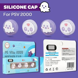4PCS/Set Silicone Soft Thumb Stick Grip Cap Joystick Cover For Psvita PS Vita PSV 1000 2000 Protector Case