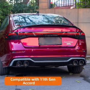 BONINGYU | Aftermarket LED Tail Light Assembly With Flowing Turn Signal
