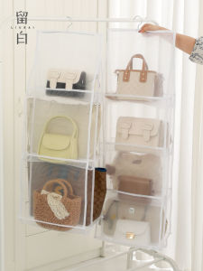 อุปกรณ์จัดเก็บกระเป๋ากระเป๋ากระเป๋าเก็บของหลังประตูหอพักนักเรียนกระเป๋าแขวนหลายชั้นชั้นจัดระเบียบชั้นวางของใช้ในบ้านกระเป๋าแขวน