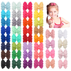 20/30/40 Pieces Baby Hair Clips 2 Inch Hair Bows Alligator Clips for Infant and Baby Girls for Daily Use Hair Accessories