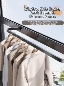 WEIMEIYUAN | No-drilling Balcony Clothes Drying Rack